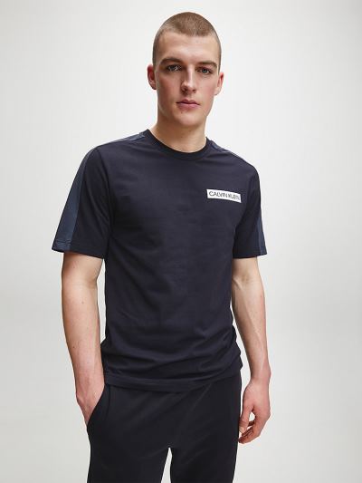 Calvin Klein Ruhák HU936739 | Calvin Klein Gym Férfi Póló Fekete / Világos Fehér